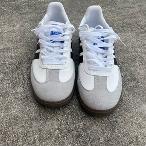 Adidas White and Gray Men's Shoes